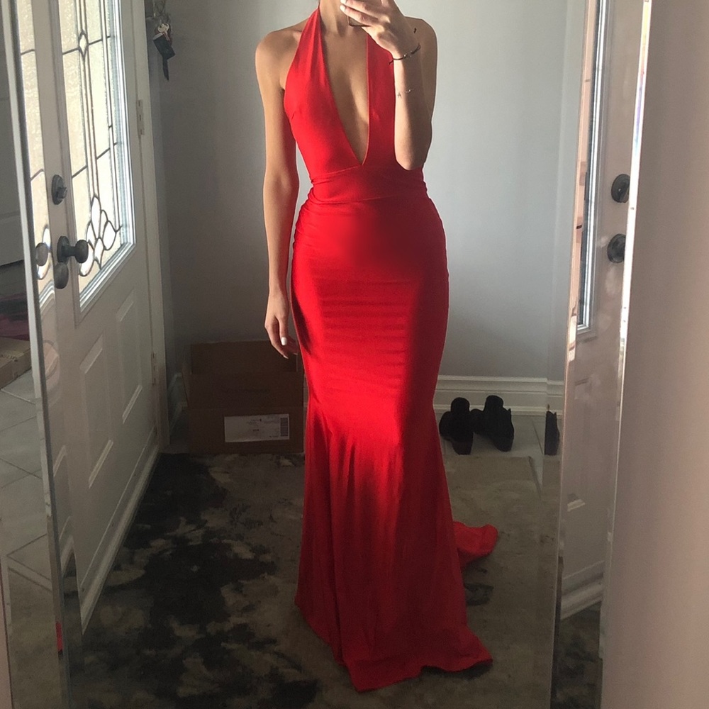 Red Evening Gown